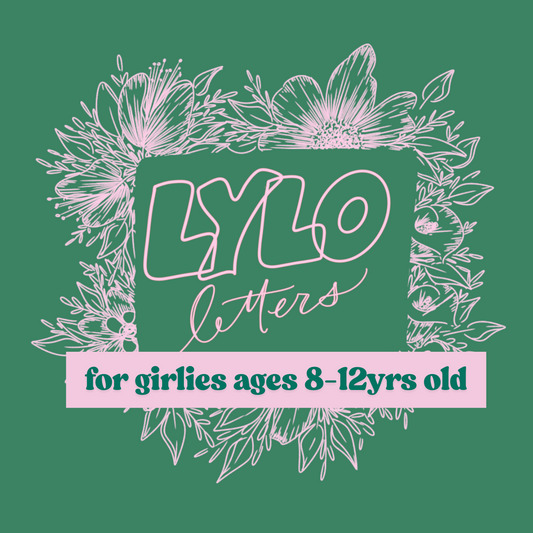 LYLO Letters for girlies (8-12 years old)